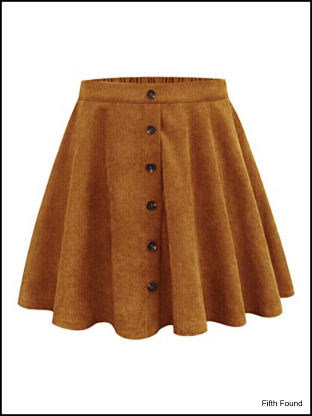 Plus Size Skater Skirt Pleated Elastic Waist A-Line Mini Polyester